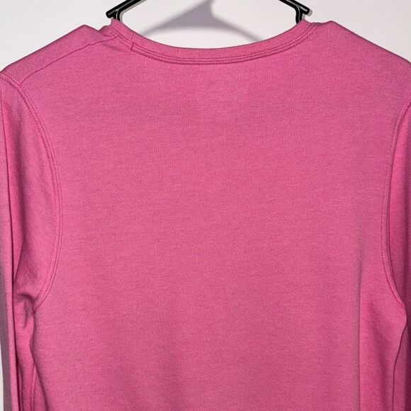 Fruit of the Loom Pink crewneck  Sweatshirt - Picture 6 of 7
